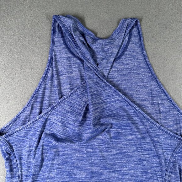 Lululemon Tank Top Womens 8* Blue &go Everywhere Tank Top Twist Back Sleeveless - Picture 6 of 6